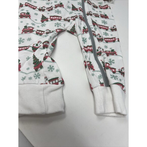 VELVET FAWN Boutique Full Zip Sleeper Halloween Christmas Theme 6-12 Month Train - Picture 3 of 7